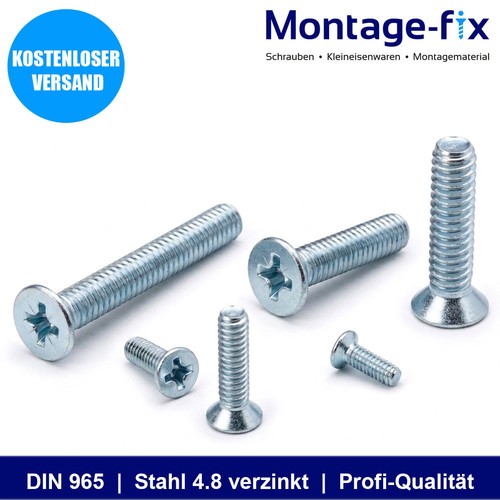 Senkkopfschrauben din 965 iso - din,