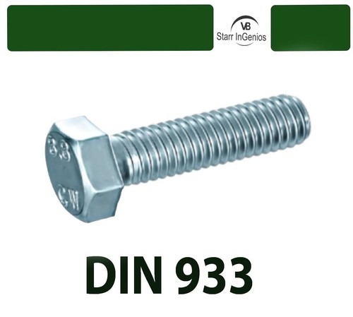 Din 933 sechskantschrauben - din,