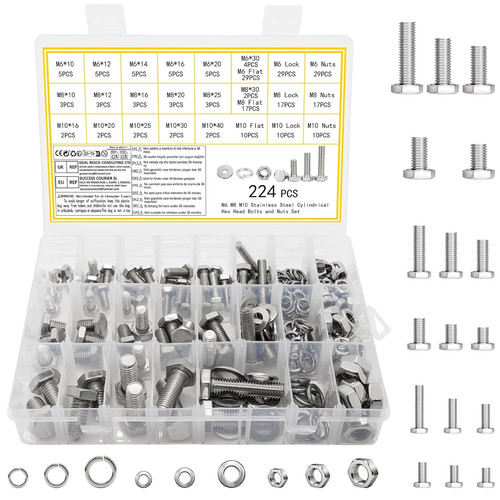 224 pcs m10 schrauben - m8,