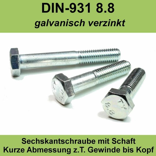 Din 931 8 - din, 8.8